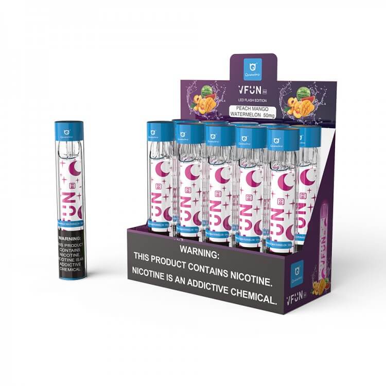 V-Fun LED Flash D2 Edition Disposable | 1000 Puff | 5% Nicotine | 10 Count Display - image 2 of 2